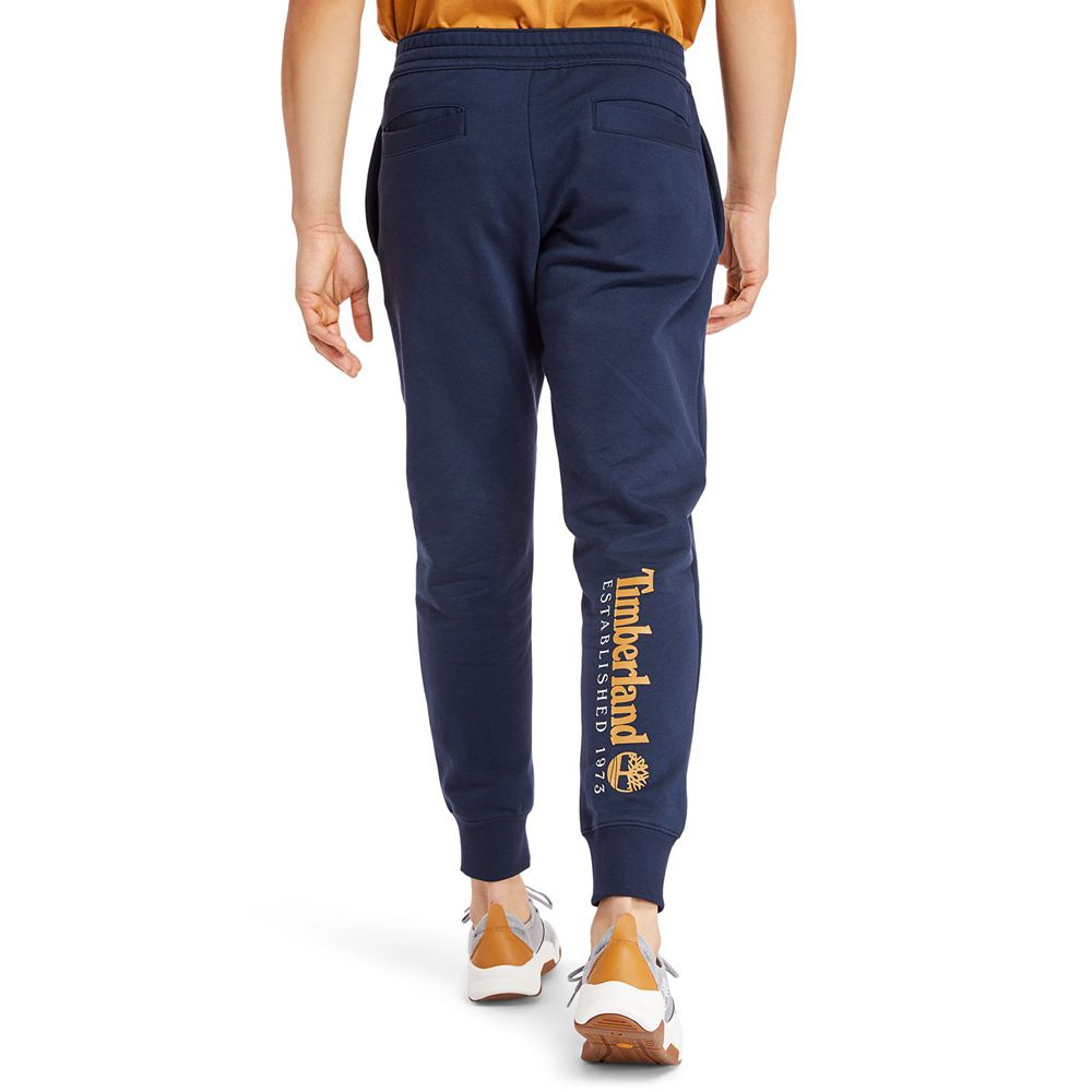 Calça Masculino - Timberland Essential Logo Sweat - YHLDU8570 - Azul Marinho